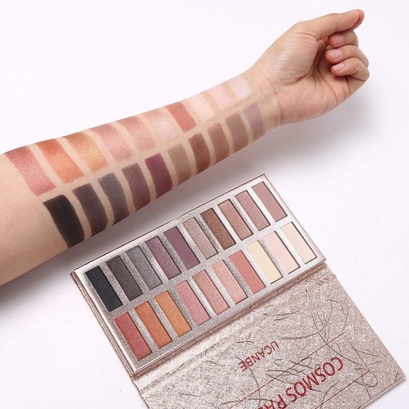 20 Colors Nude Pigmented Shimmer Matte Long Lasting Blendable Eyeshadow Palette - Picture 2 of 9